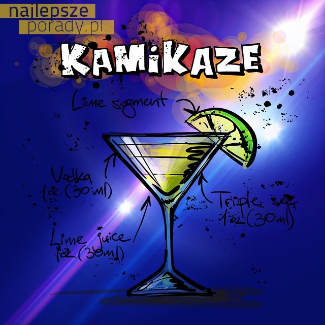 Prosty przepis na drinka Kamikadze