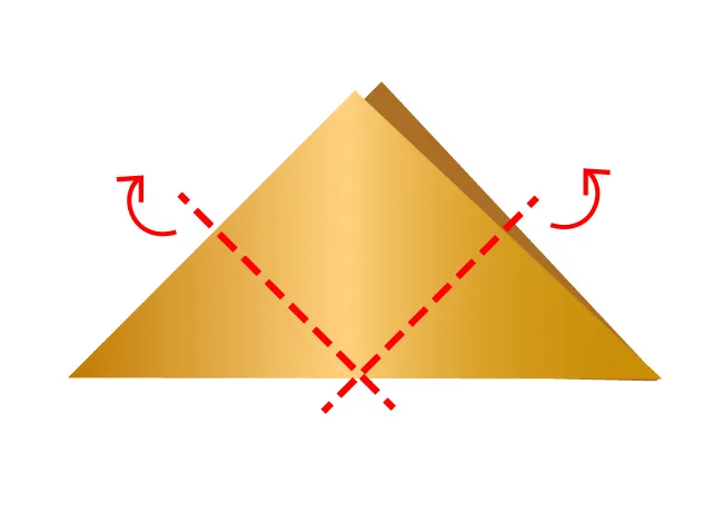 Jak złożyć serwetkę w trójkąt?